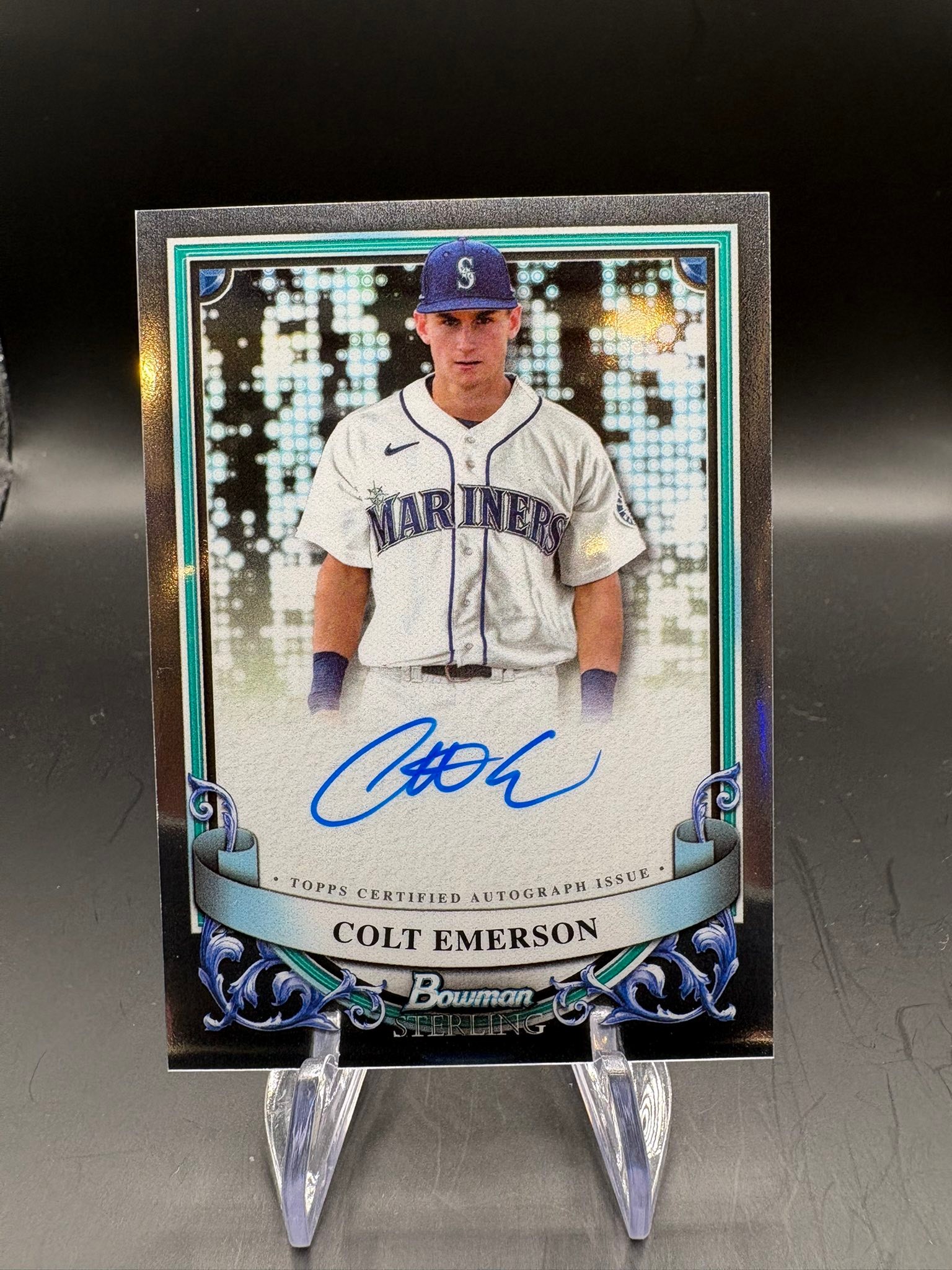 2024 Topps Bowman Sterling Colt Emerson autograph card auction