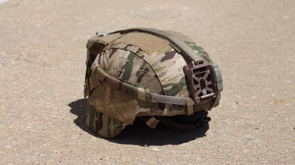 Used Gentex ACH MD combat helmet with Norotos mount and thermal