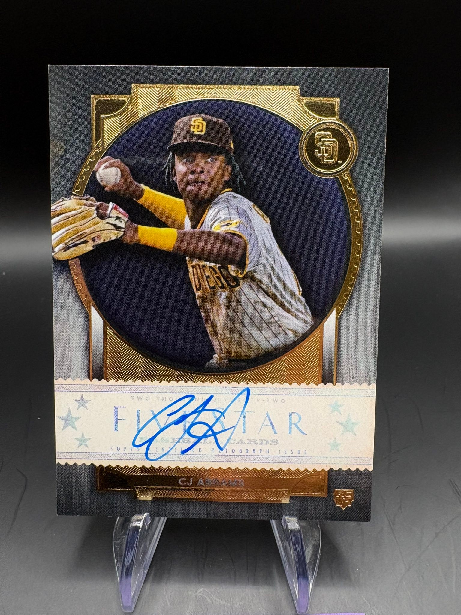 CJ Abrams 2022 Topps Five Star rookie auto auction