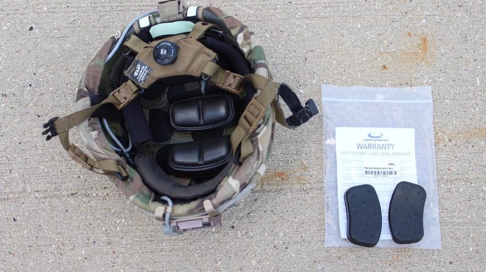 Used Gentex ACH MD combat helmet with Norotos mount and thermal