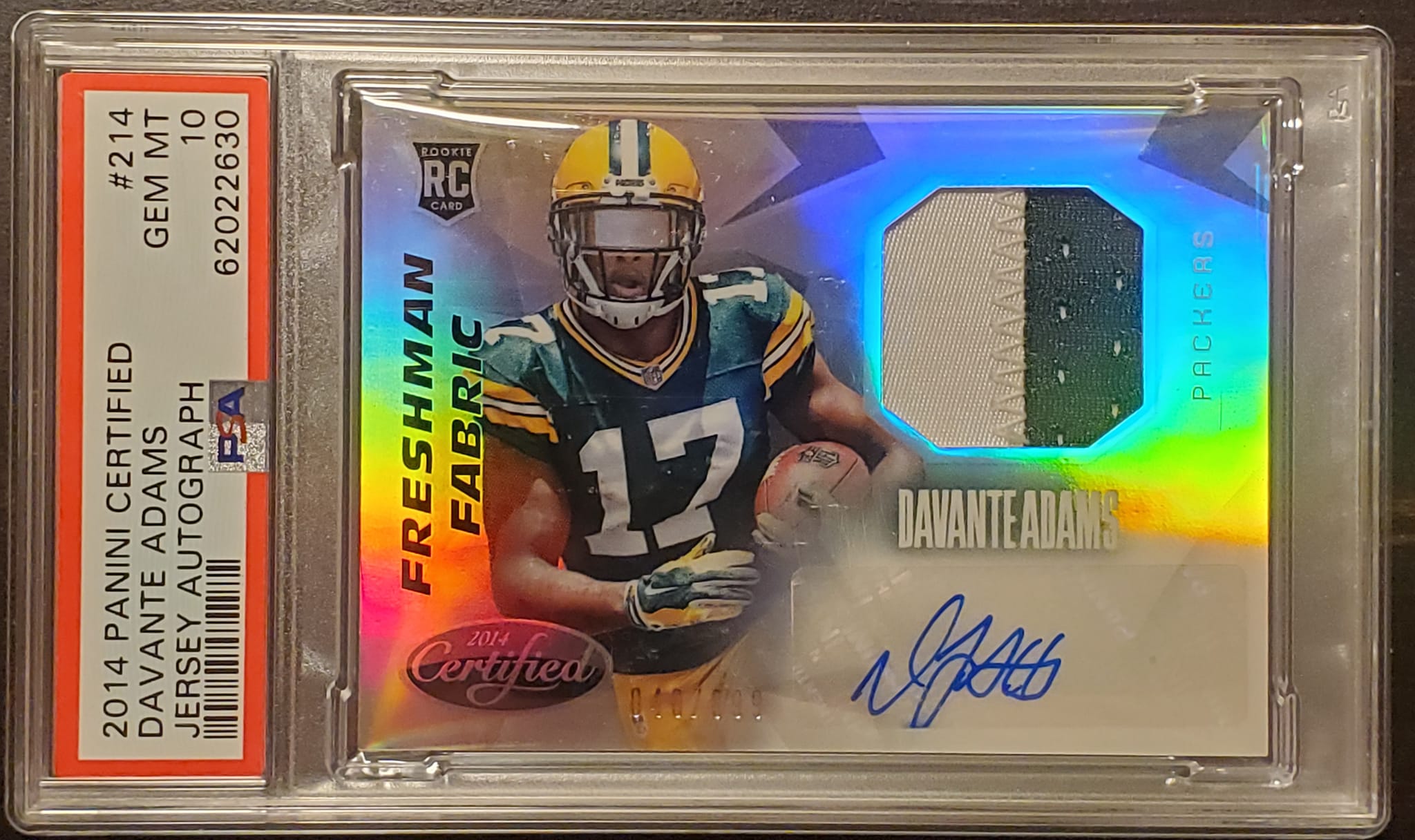 2014 Topps Chrome - Davante Adams - 1985 Retro Rookie SP RC #5 Packers