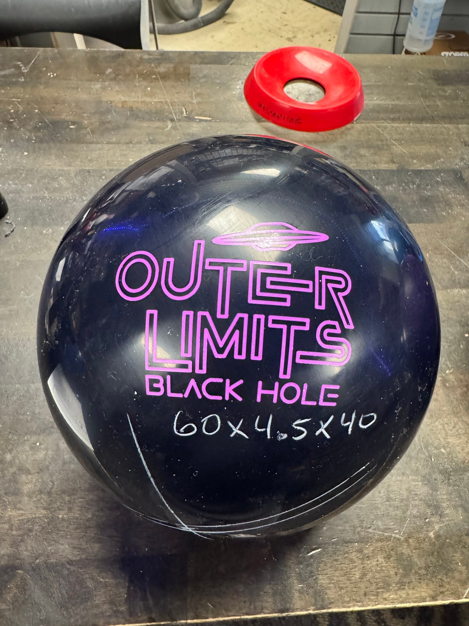 Discover Radical's Outer Limits Black Hole bowling ball