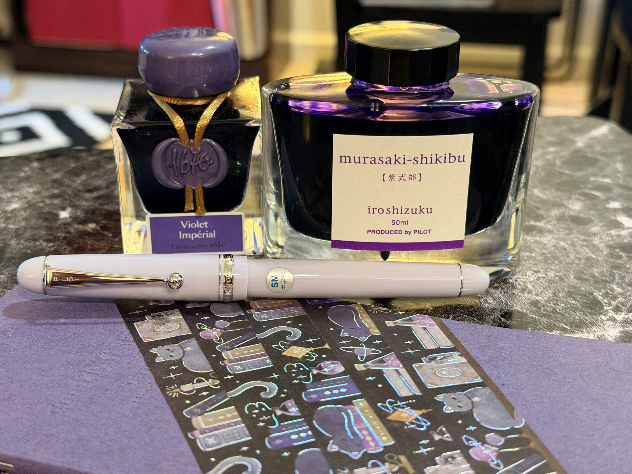 Pilot Prera fountain pen review with Iroshizuku Murasaki Shikibu ink