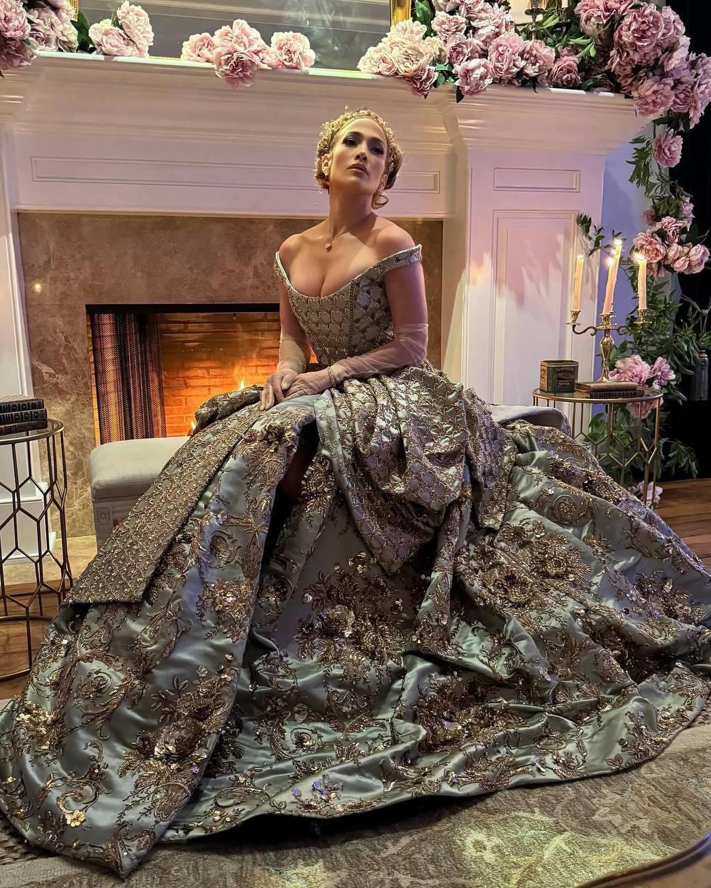 dusty blue floral dresses Baltic Born Womens Layla Tulle Maxi Dress | 100% polyester fabric that BRIDE EXPLORE All Wedding Dresses Rachel Riley Girl's Classic Size:Pre-order Custom Size >11 +$40