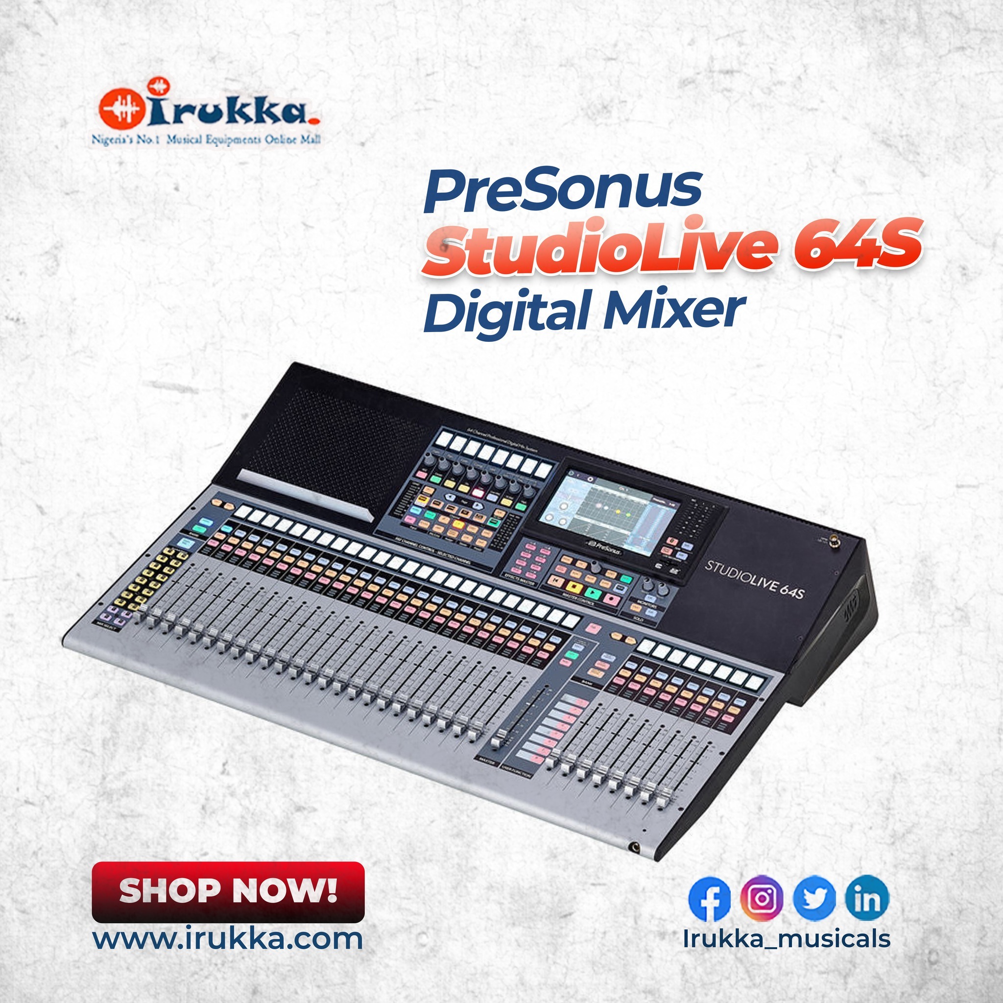 Irukka musicals - 🎛️ Presonus StudioLive 64S — The... | Facebook