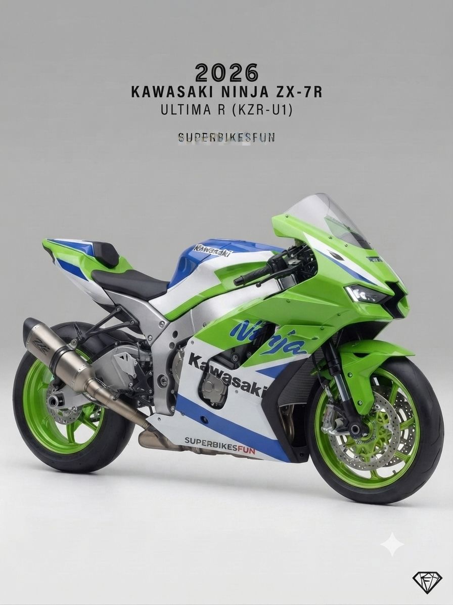 20026 Kawasaki Ninja zx-7r ultima T (kzr-u1) Superbikesfun