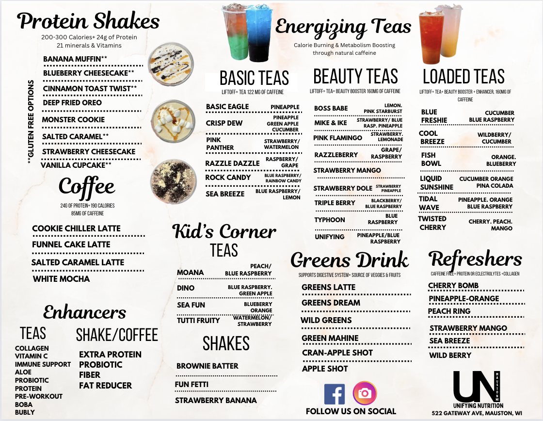 Unifying - 👀 Have you seen? THE NEW MENU!👀 👉👉Need more then just your ...