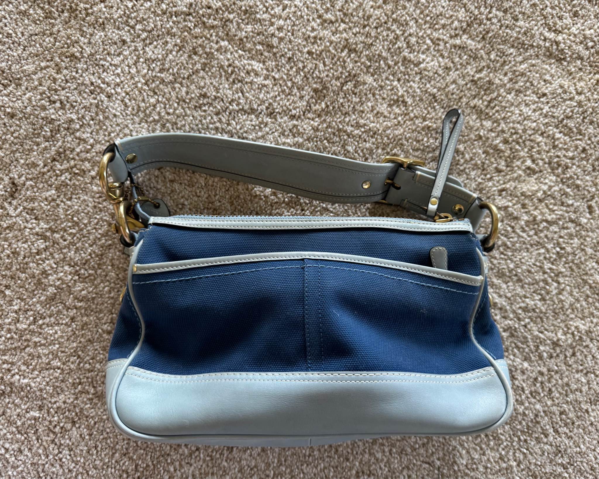 Rare Legacy 65th Anniversary Collection blue shoulder bag in EUC 