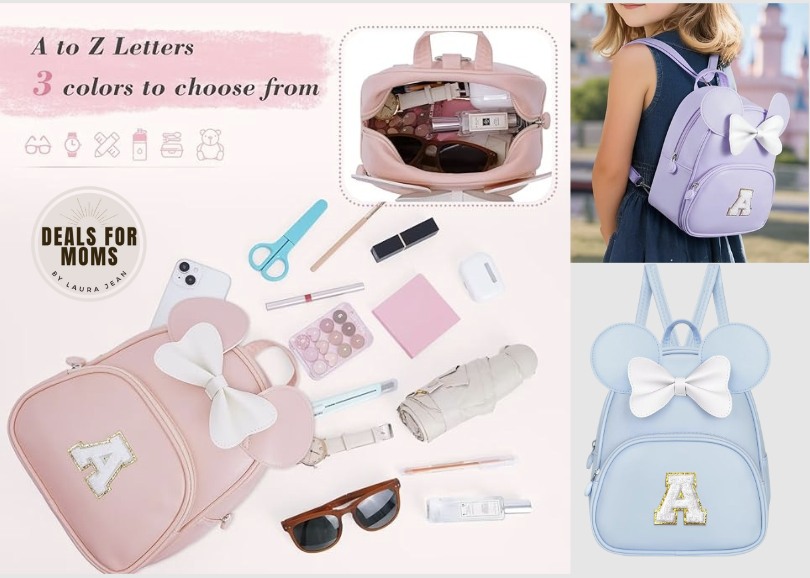 initial mini backpack I IHAYNER Girls Bowknot Small Leather Cute Backpack Personalized Trendy Stuff Gifts for Women Pink-A : Clothing, Shoes & Jewelry Start them young with a Jon Hart mini backpack Bag Unicorn Mini Backpack Justice