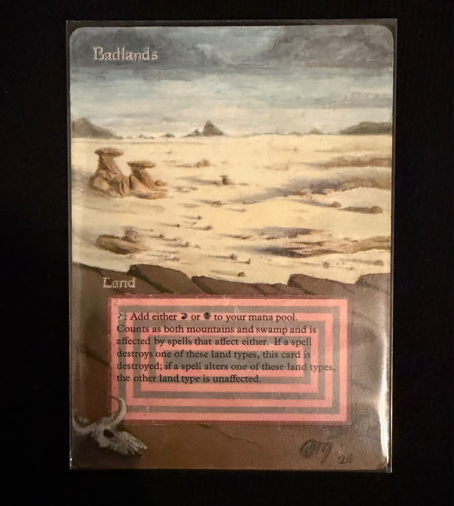 Restored Magic: The Gathering Badlands card by @danielhoffman