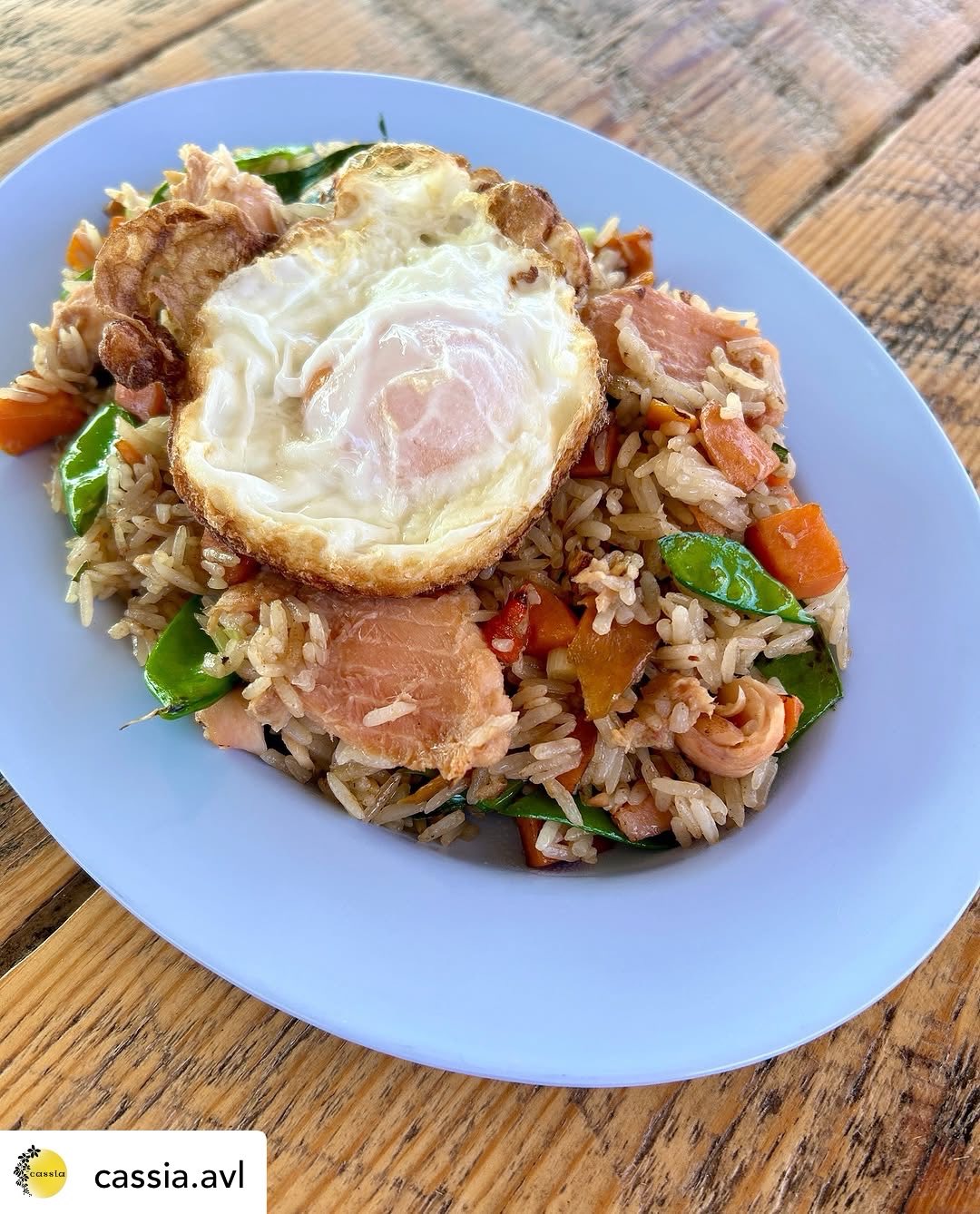 Sunburst - 🍽️ @cassia.avl Smoked Trout Fried Rice is back ...