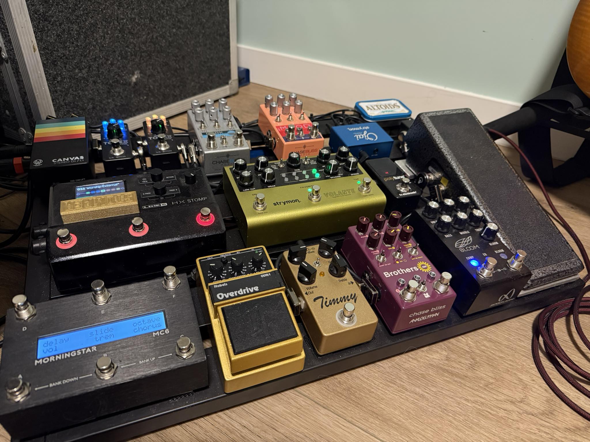 Chase Bliss Brothers pedal works great with Badcat Cub 15R amp