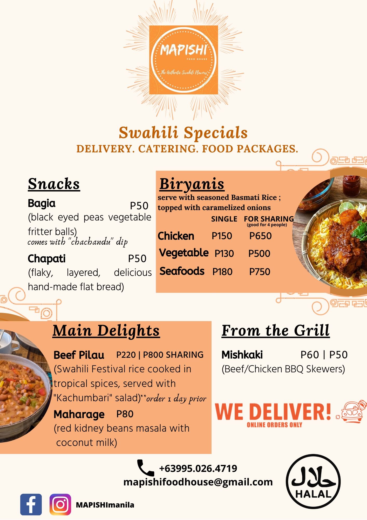 Mapishi - Our updated Menu with new Mouth-watering dishes... | Facebook