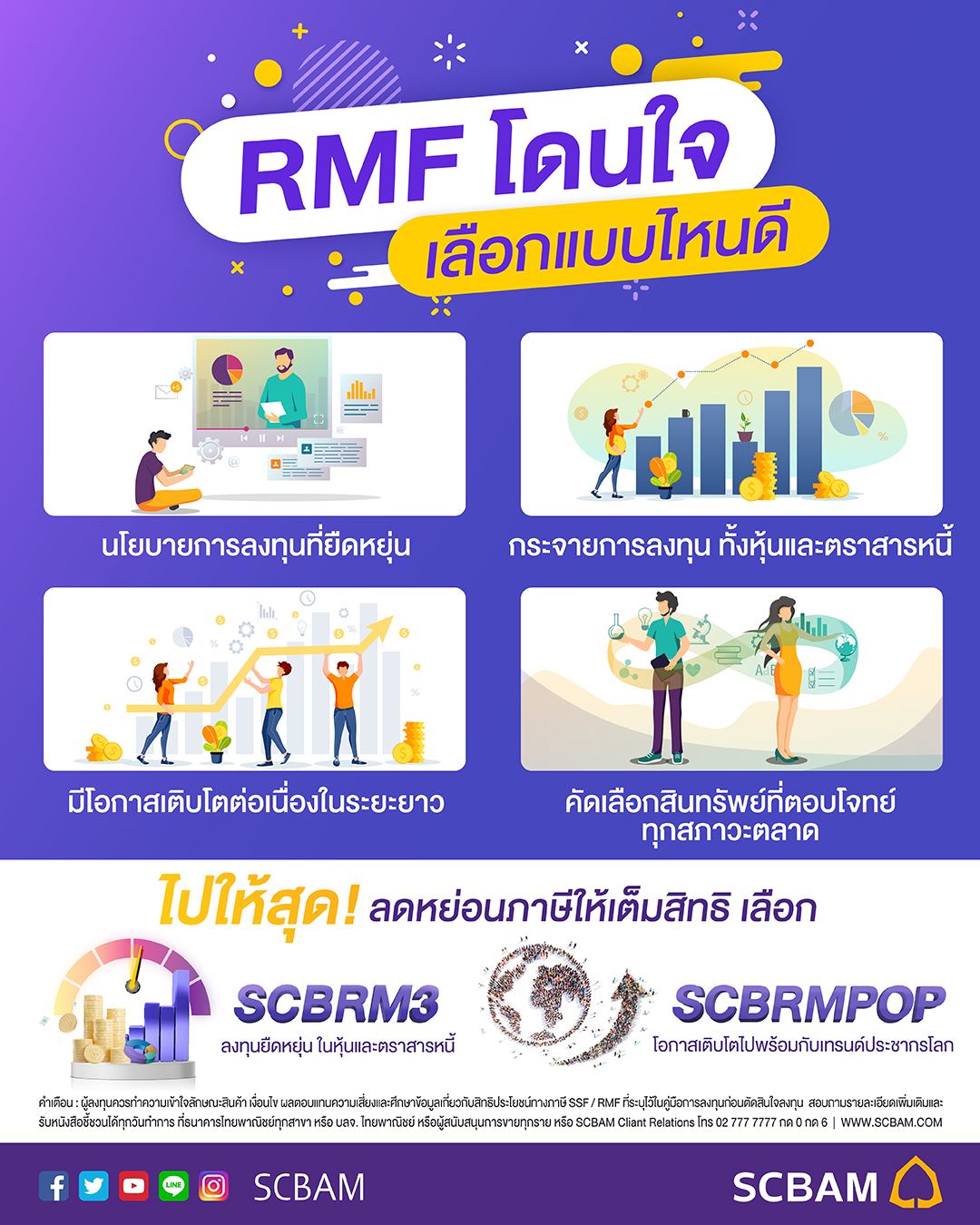 อยากเกษียณส... - SCBAM บริษัทหลักทรัพย์จัดการกองทุน ไทยพาณิชย์ | Facebook