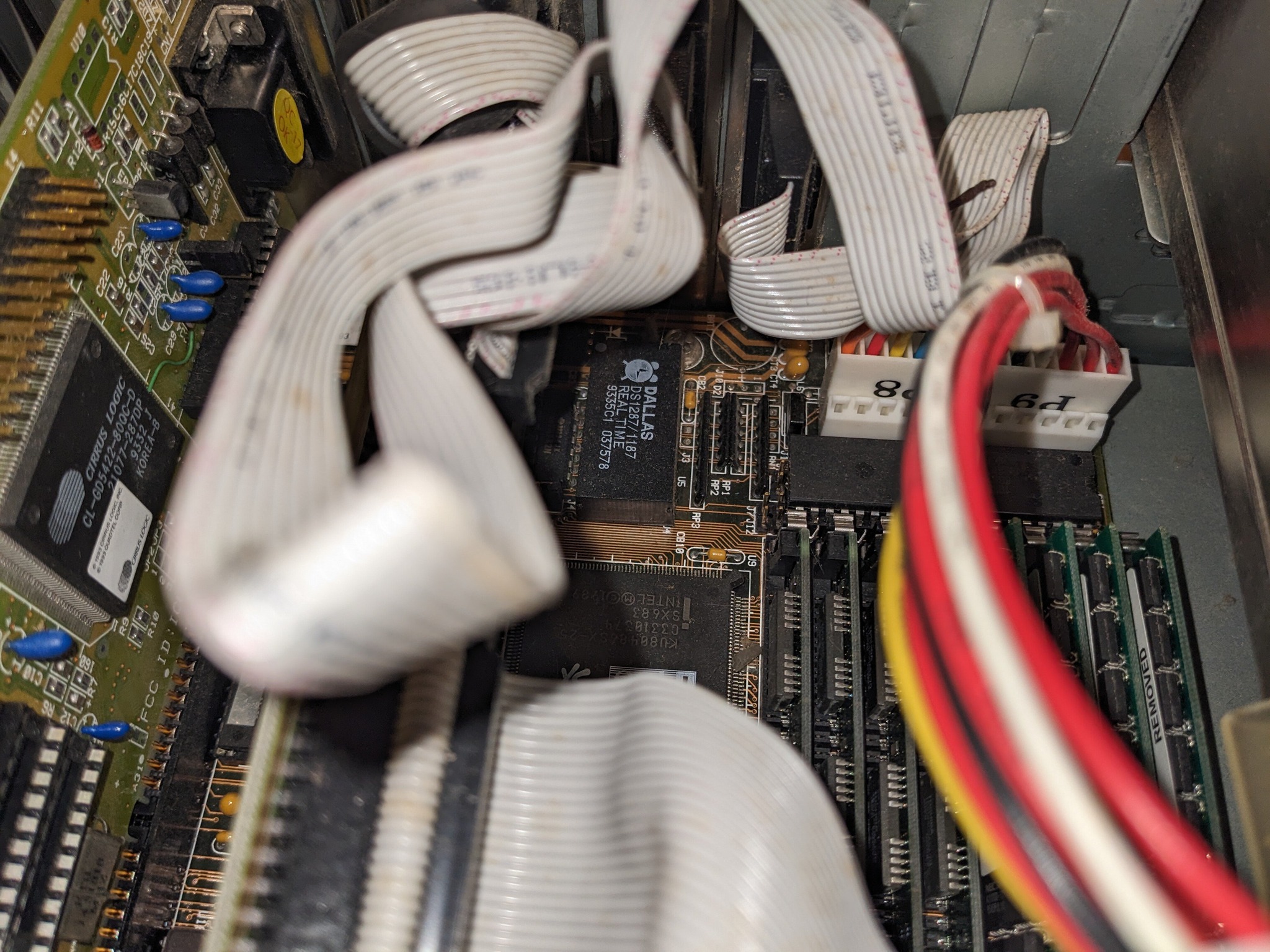 Restoring a damaged Dolch Pac 486-66E vintage computer