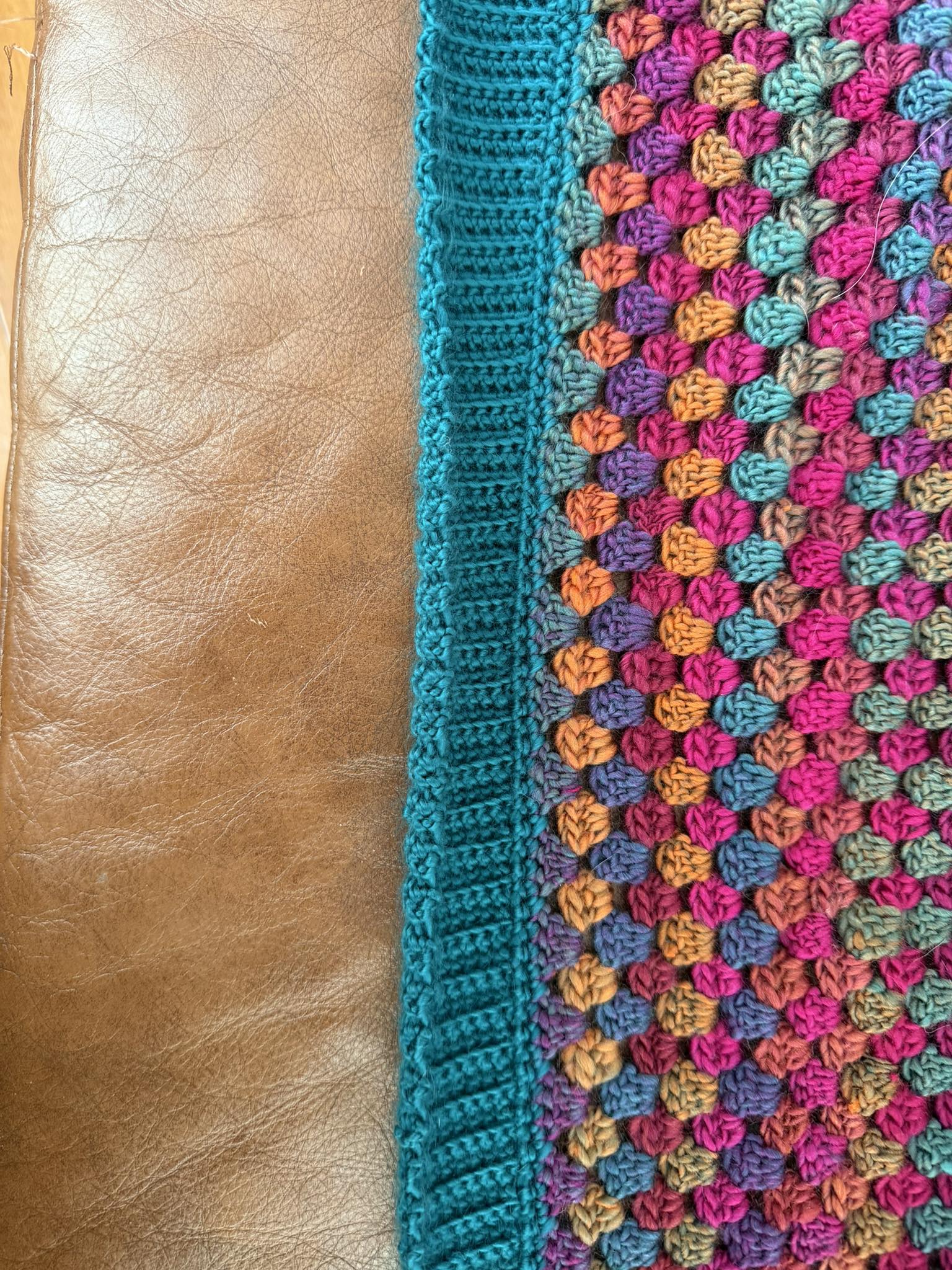 How to fix curling in crochet sweater?