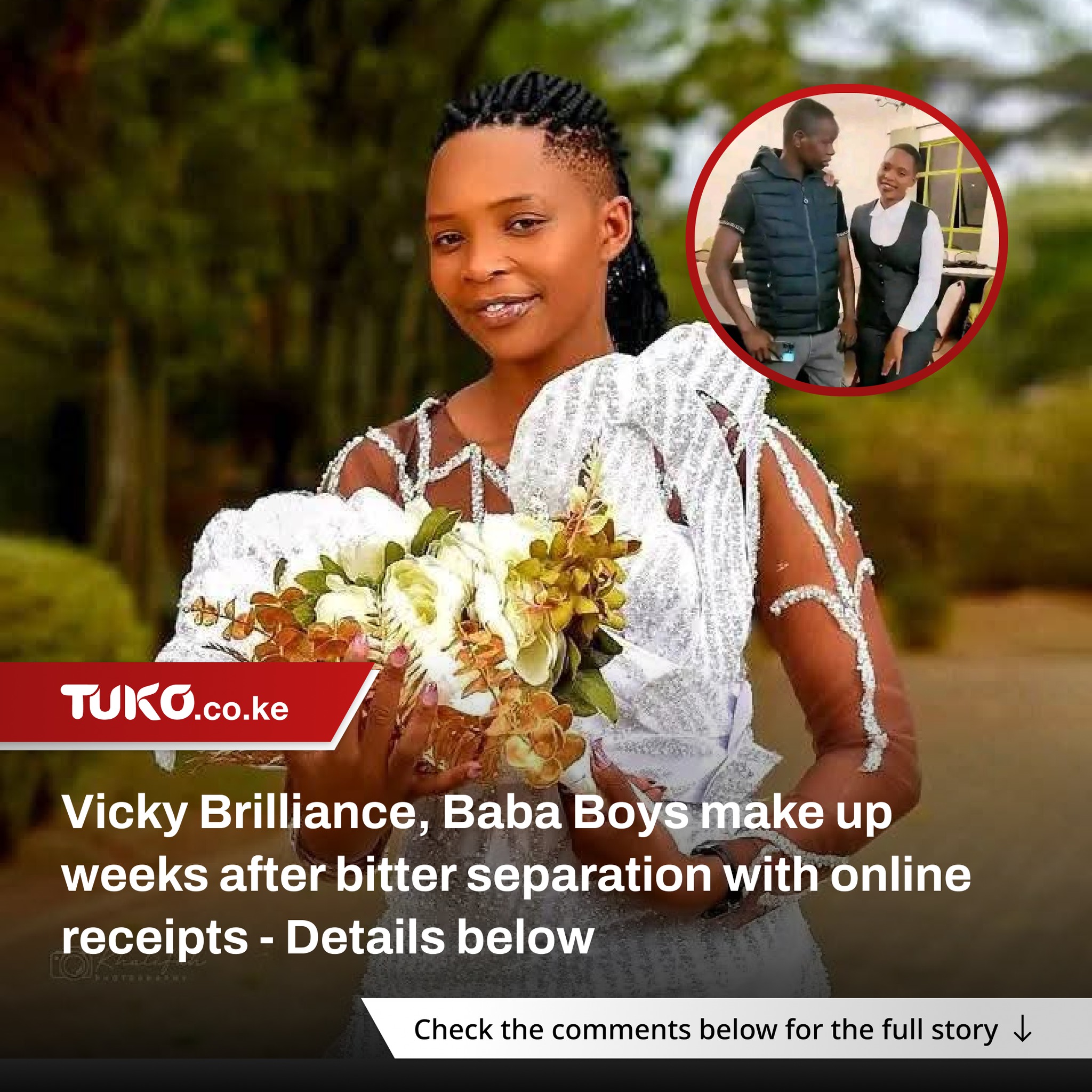 Tuko.co.ke - Musician Vicky Brilliance has shared that her... | Facebook