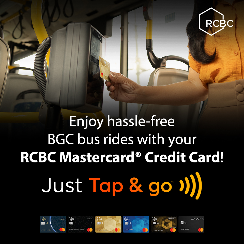 RCBC Credit - #RideKaLang and pay easy! 🚌💳 Use your RCBC...