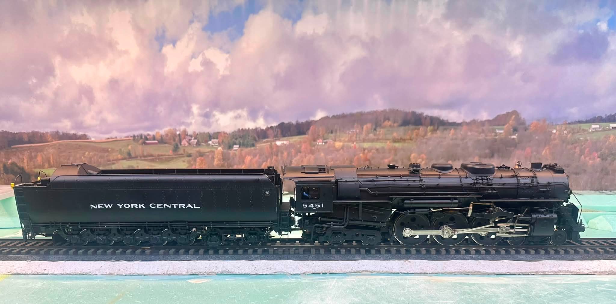 New York Central Hudson model built with Lego