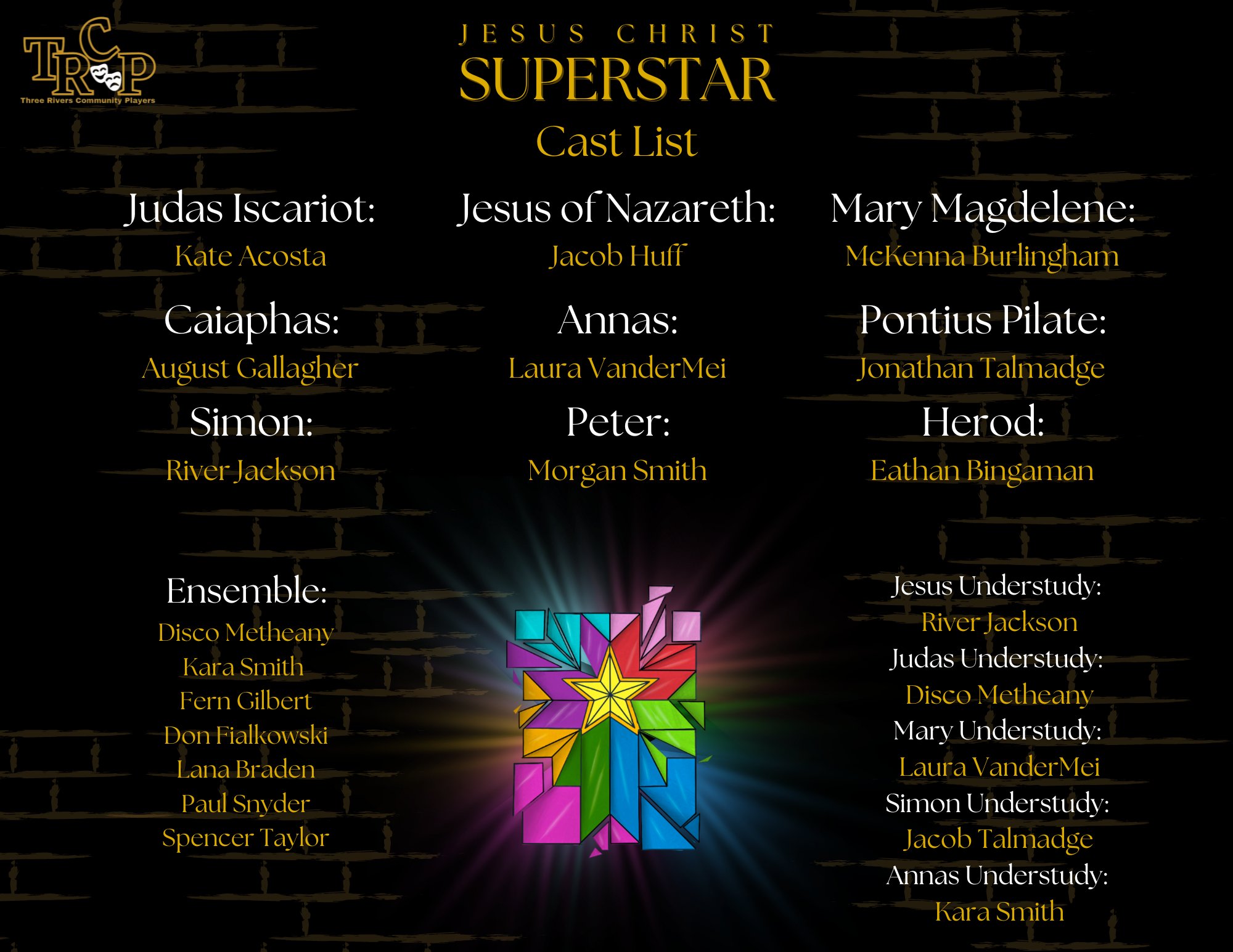 Three - We are proud to announce the cast of Jesus Christ Superstar ...