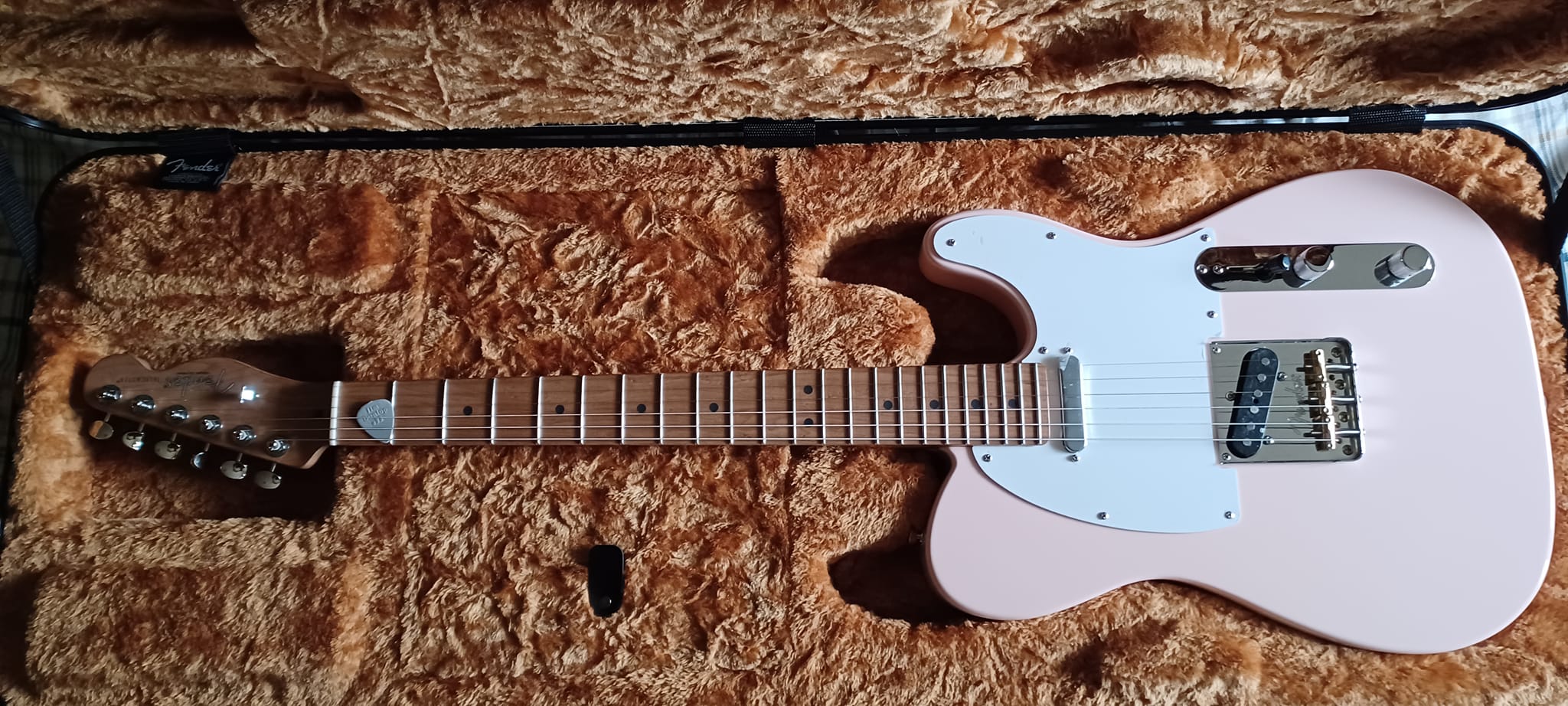Mod Shop Tele with shell pink finish