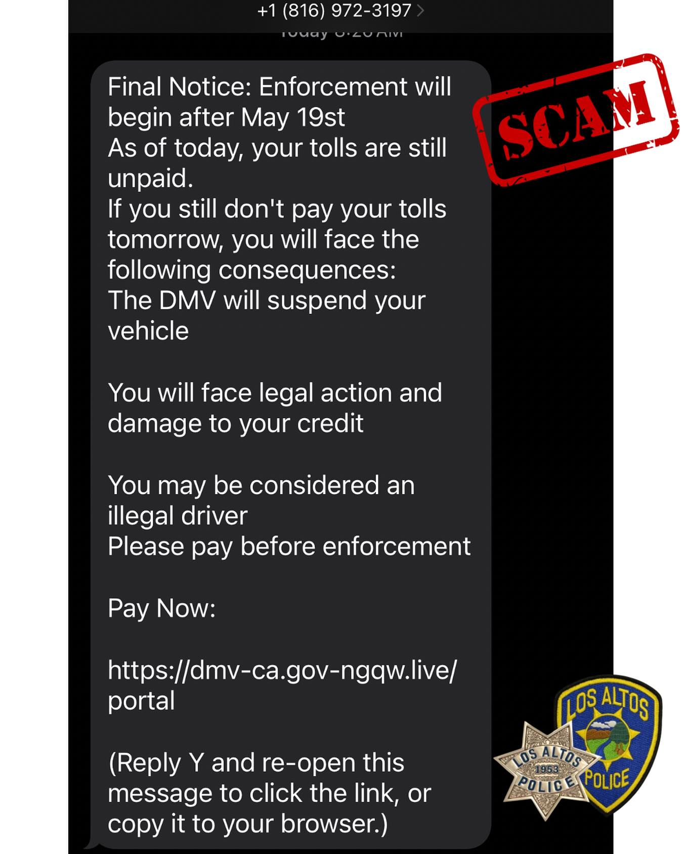 City - SCAM ALERT: The DMV is not coming for you over fake tolls — and ...