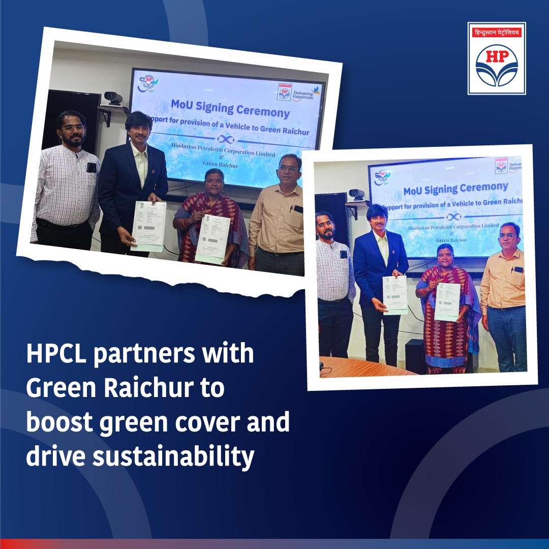 HPCL - 🌱 HPCL Joins Hands with Green Raichur for a Greener... | Facebook