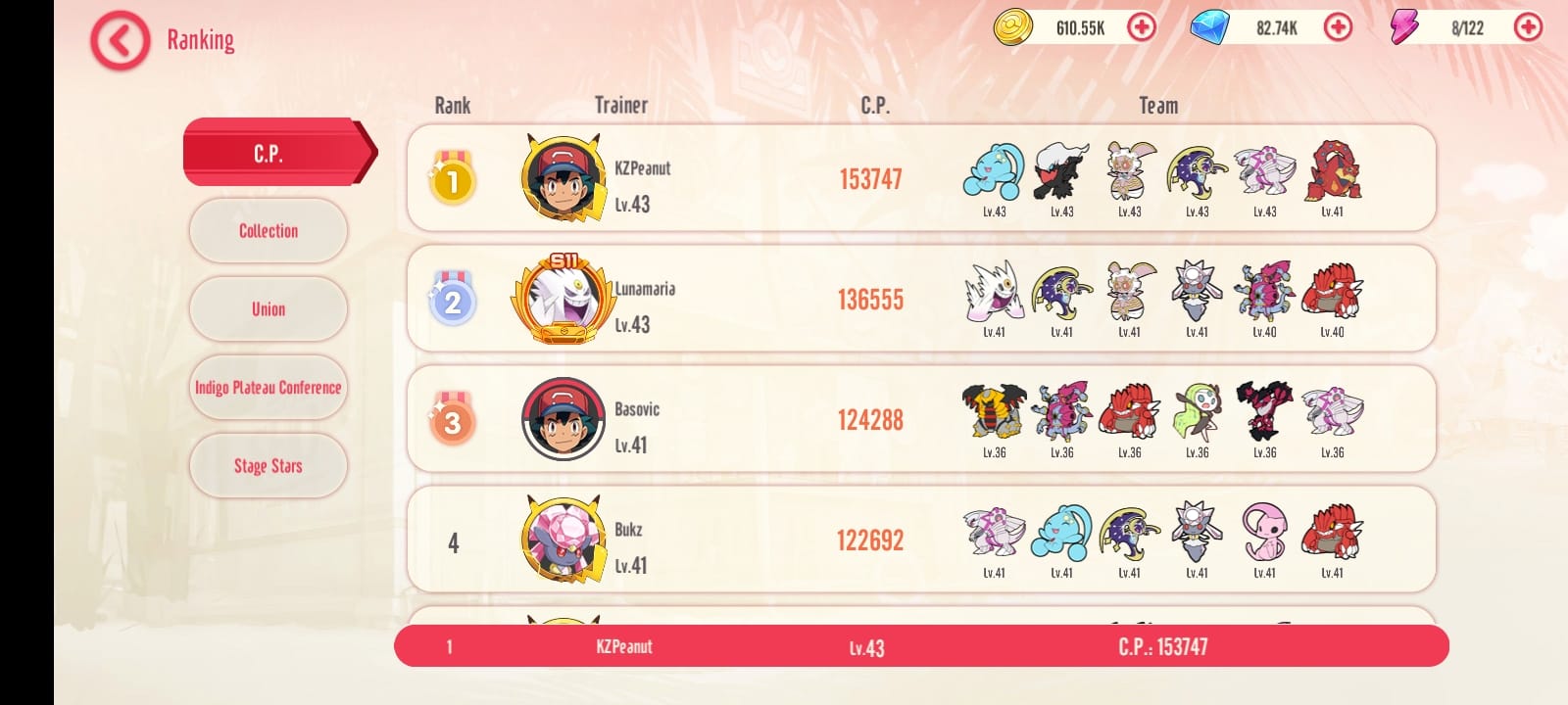 Mega crew mission ranking list