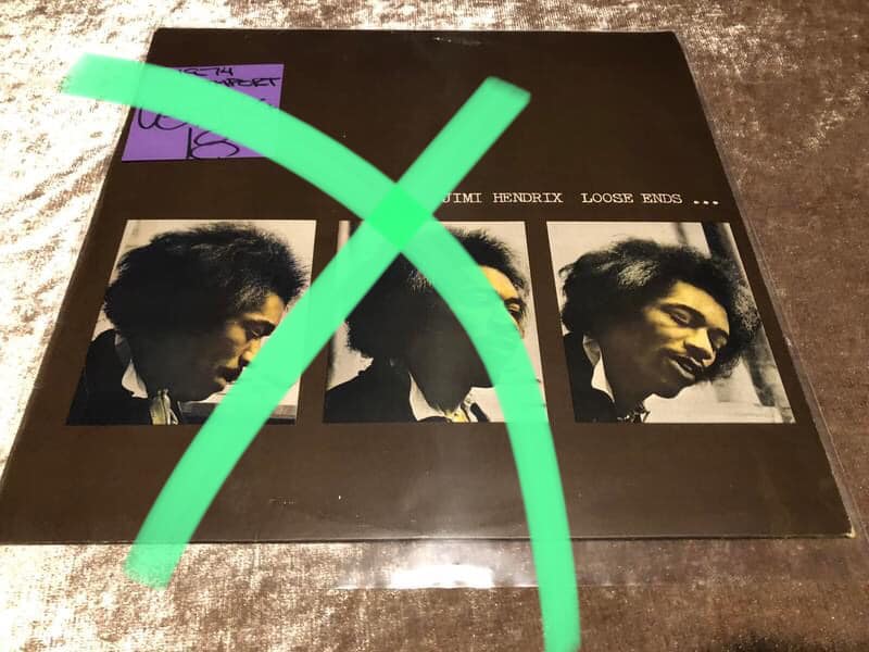 Jimi Hendrix Loose Ends album cover variations and history