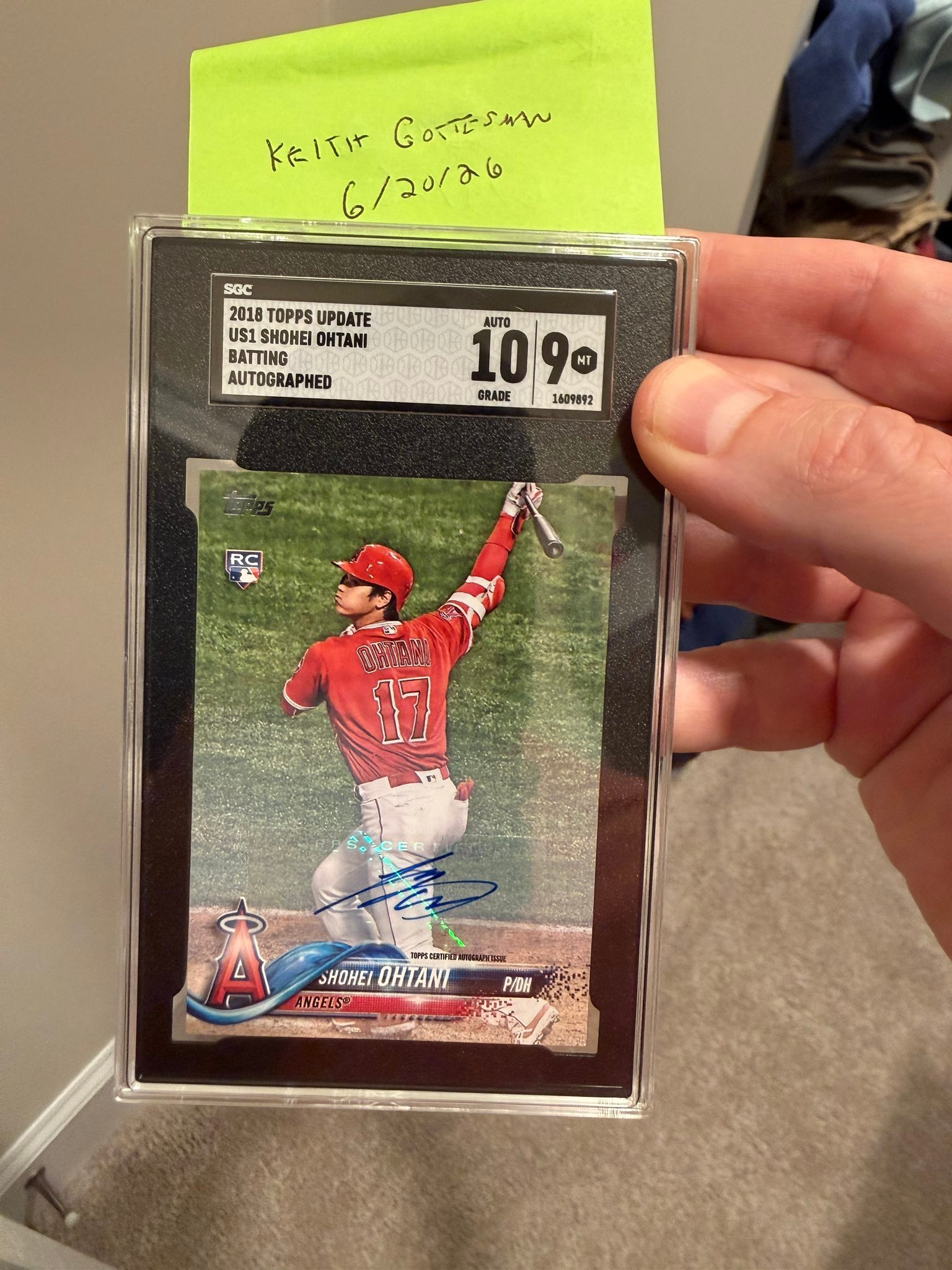 Rare 2018 topps update ssp batting auto variation