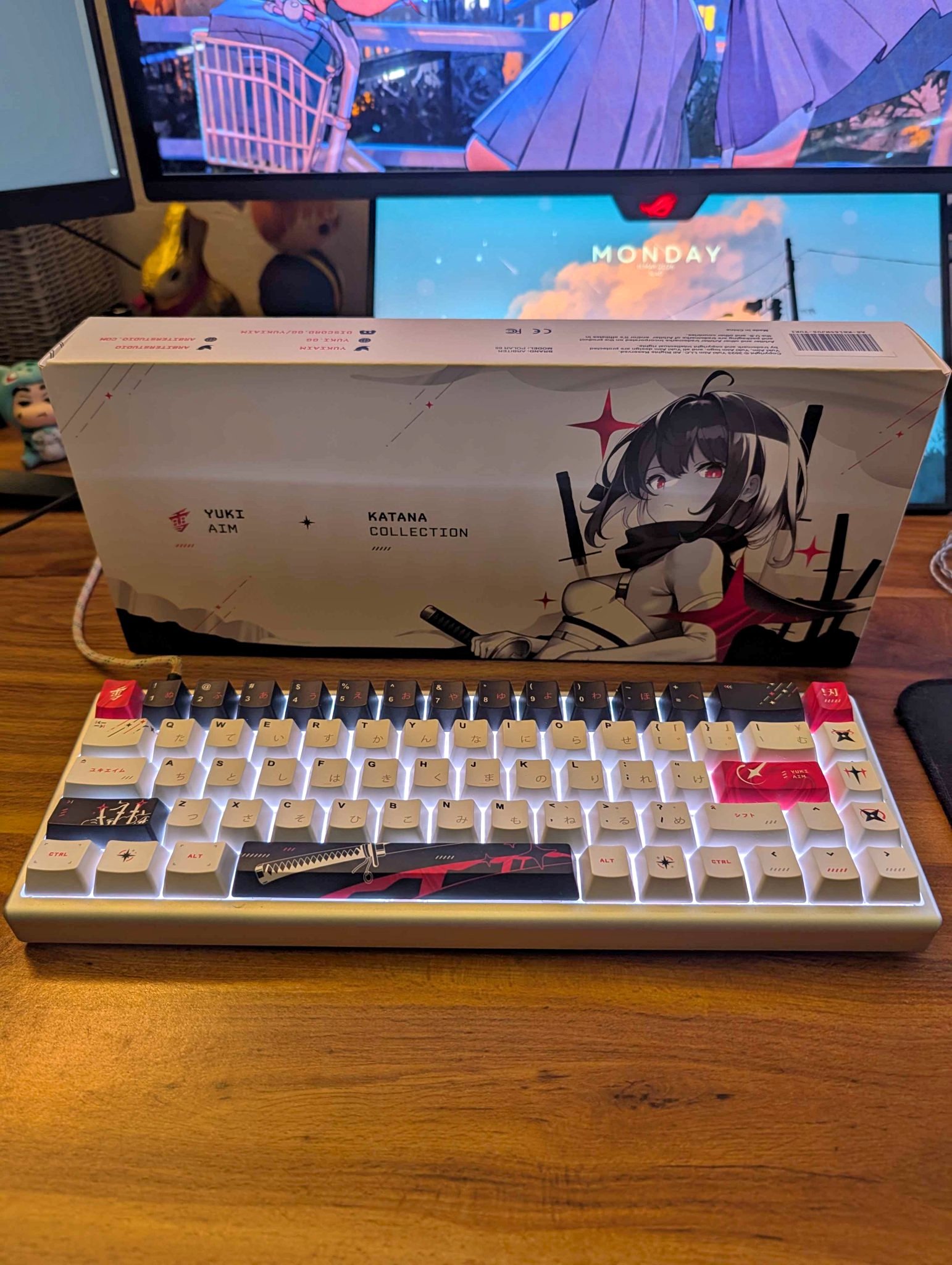LIMITED YUKI AIM Polar 65 KATANA Edition - Rapid Trigger / Hall 