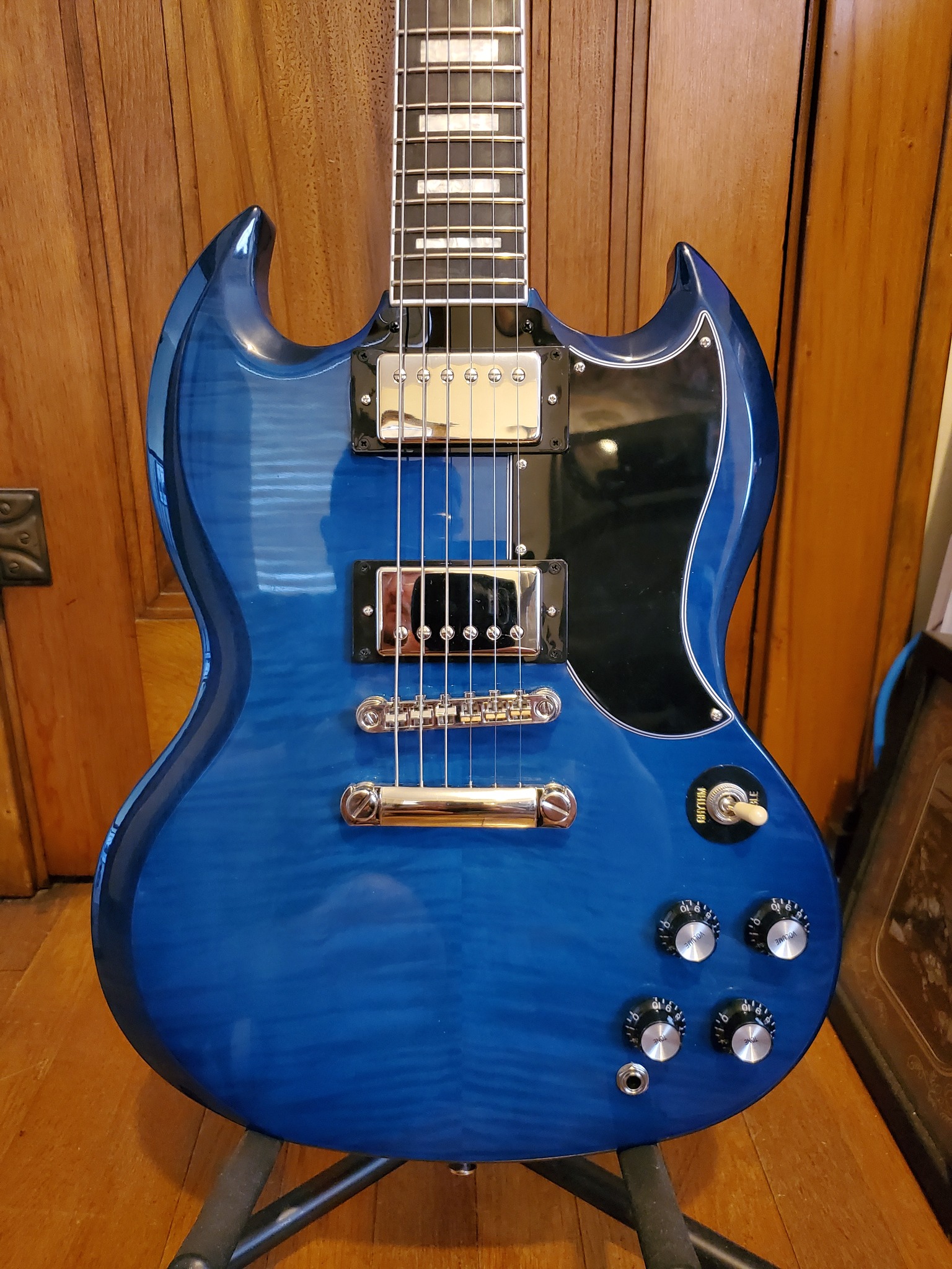 Upgraded Gibson SG with EMG pickups