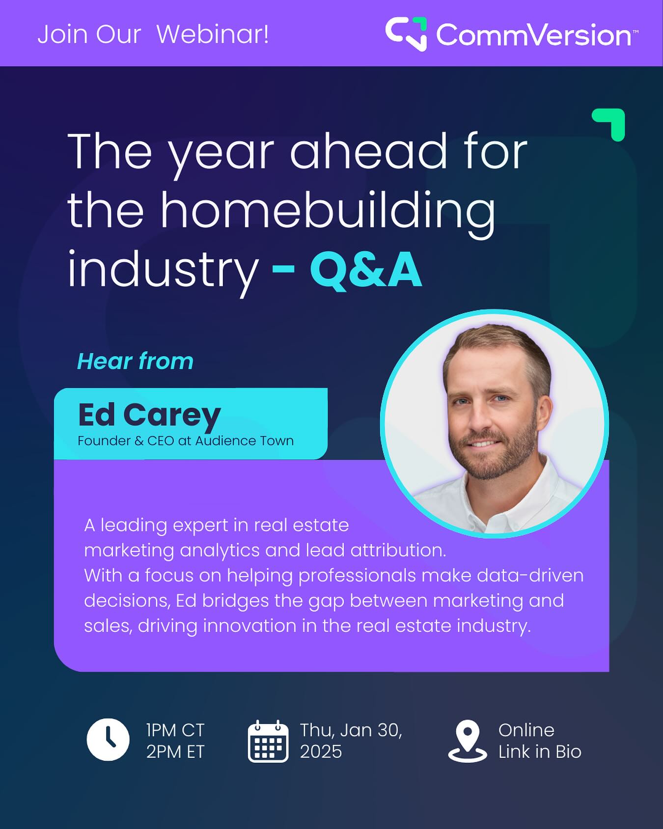 CommVersion - 🚨 Guest Speaker Spotlight! We’re thrilled to have Ed ...