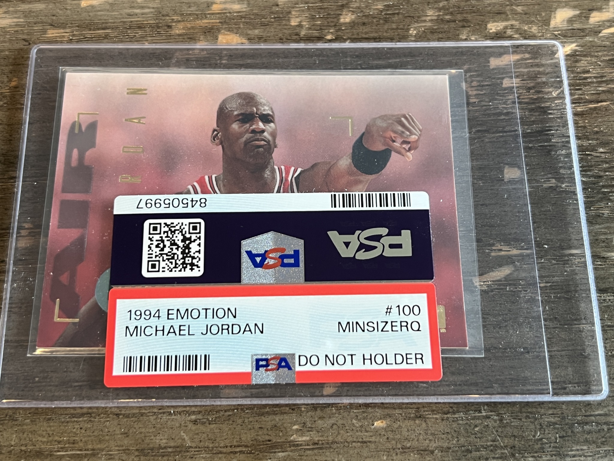 What is the story on the 1999-2000 Michael Jordan A Higher Power 
