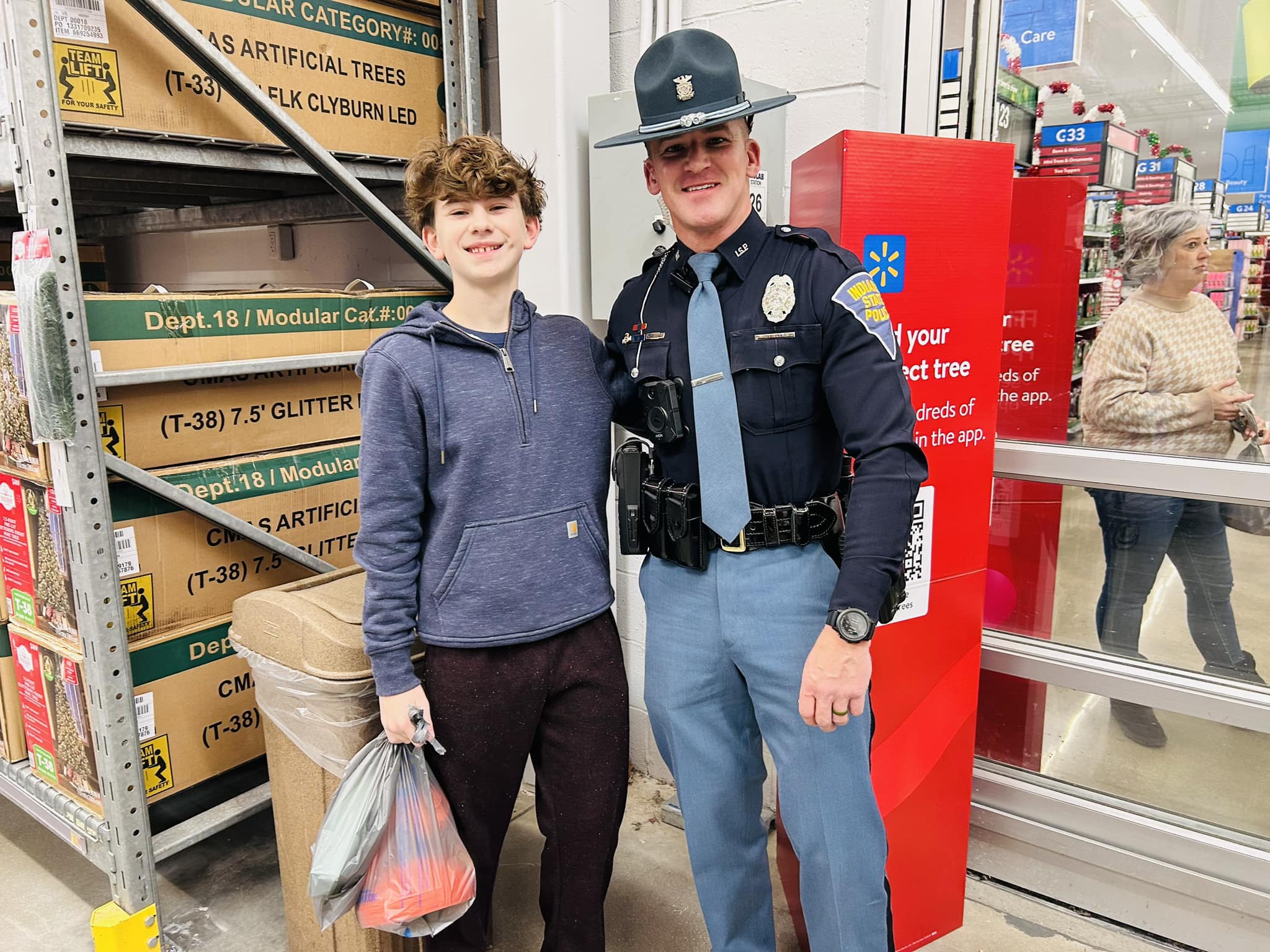 Gibson: Earlier today, Trooper Lee and Andrew had a great time at “Shop ...