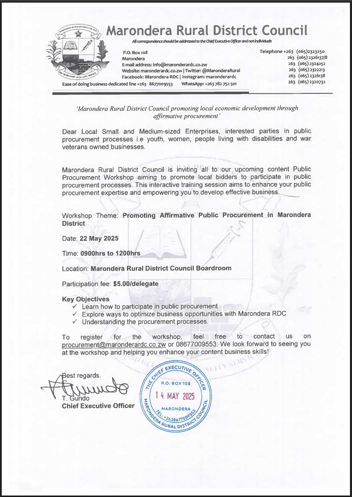 Marondera RDC | Marondera
