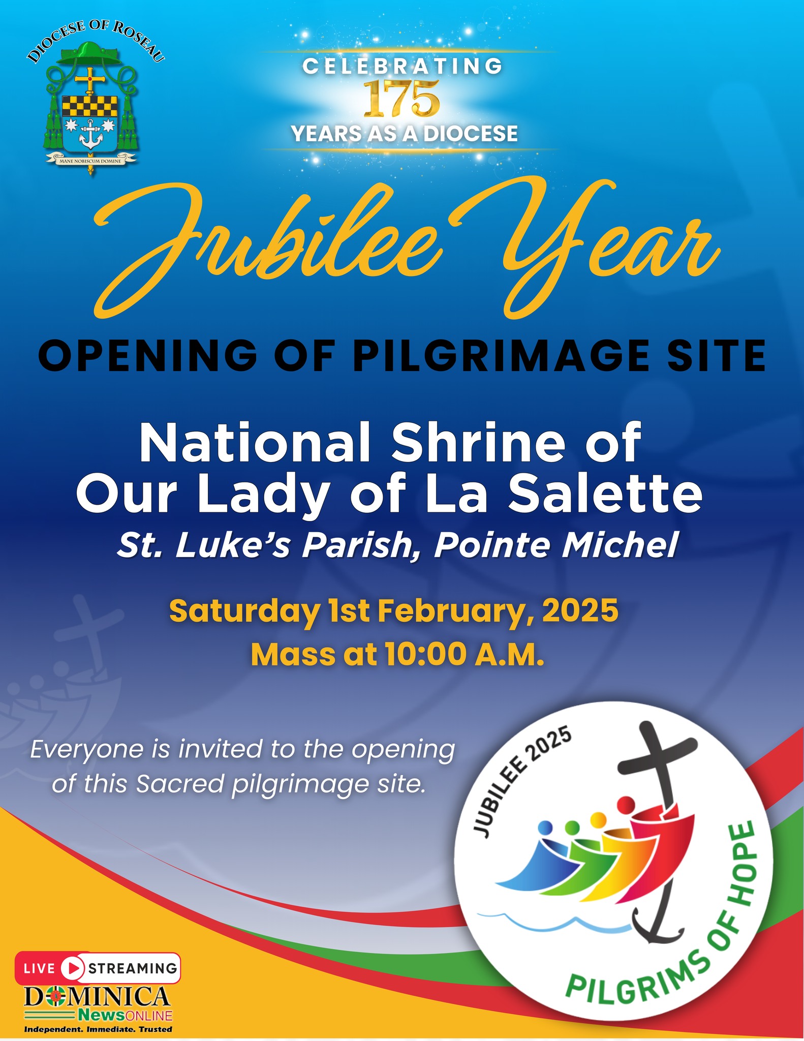 The Jubilee year 2025 was officially... - Diocese of Roseau | Facebook
