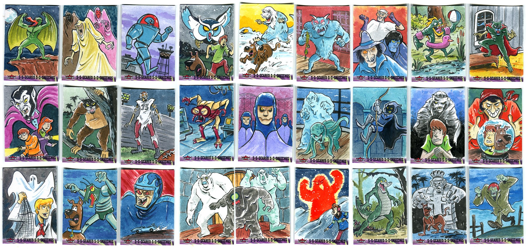 scooby doo card sleeves Custom - Brushed - White Borders this set brings the mystery Scooby-Doo Scooby & Shaggy Tarot
