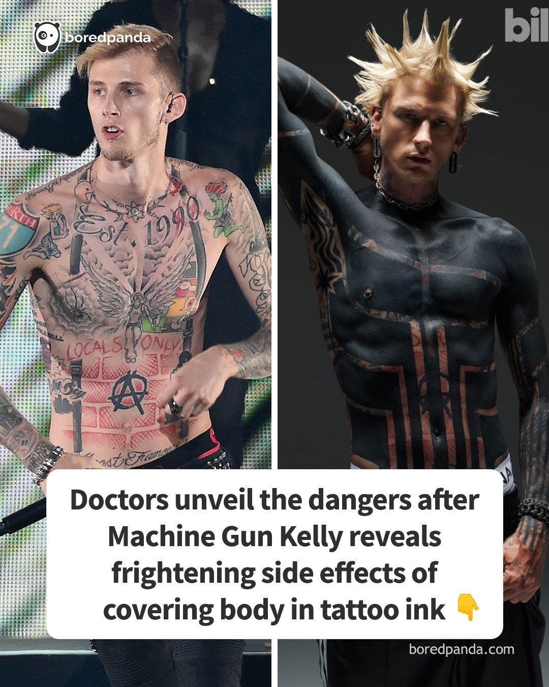 Machine Gun Kelly reveals frightening side effects of covering body in tattoo ink, doctors unveil the dangers (link in the comment)