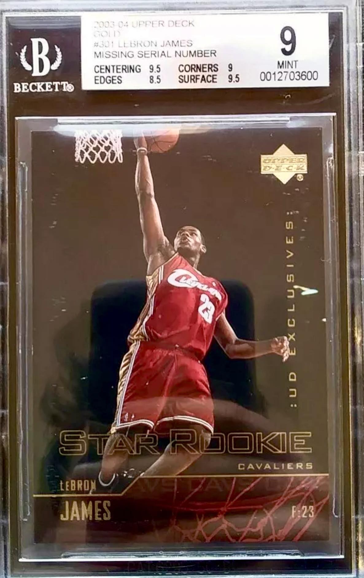 Why do eBay prices vary for LeBron James Upper Deck All-Star Vinyl?