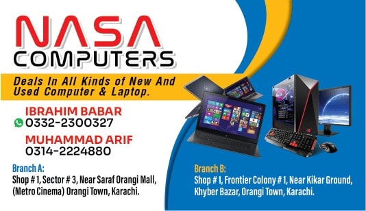 Nasa Computers | Karachi