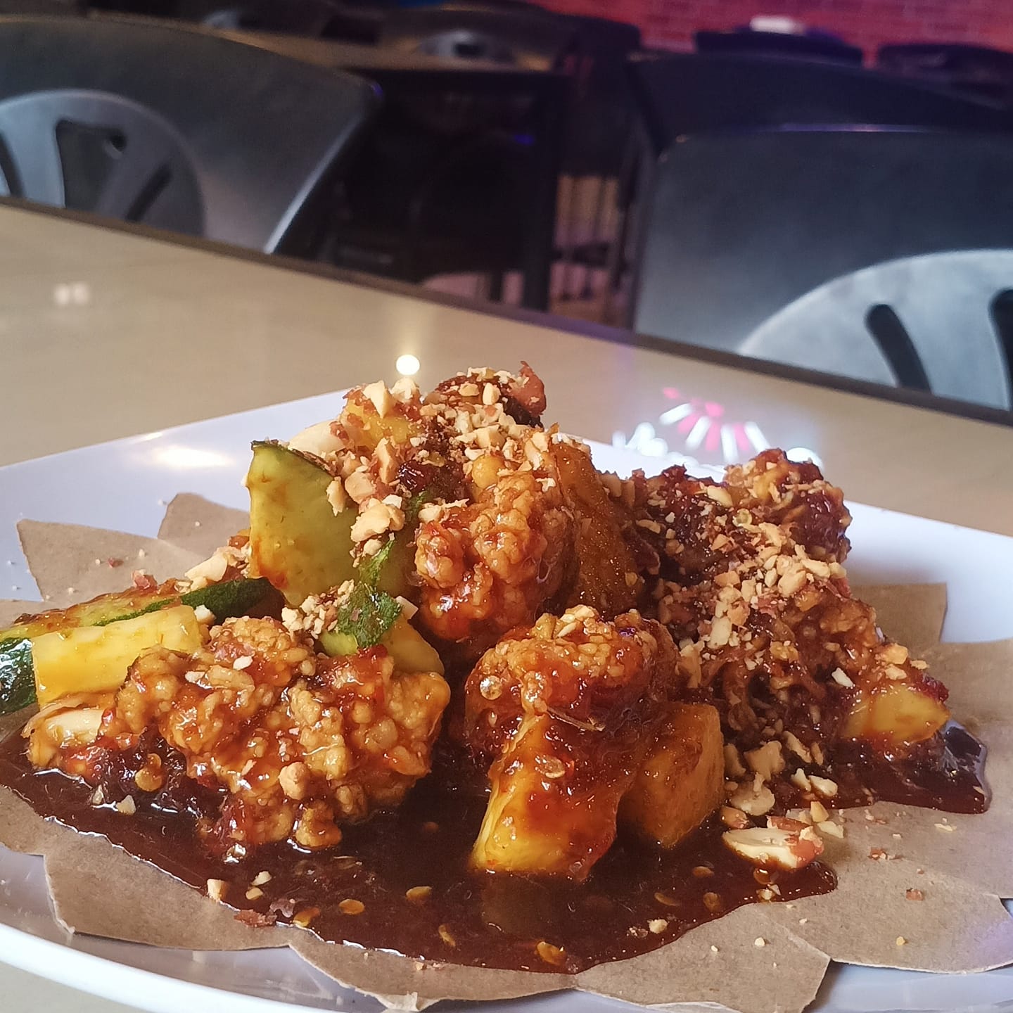 Waroenk Edukasi - Ayam rujak Menu baru di Waroenk Edukasi...
