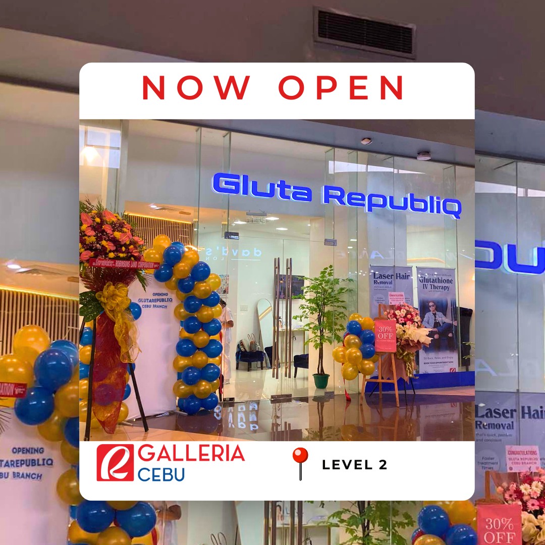 glutathione for sale in cebu Glow up and level up your beauty game with Gluta Republiq, NOW OPEN at Level 2, Robinsons Galleria Cebu! Discover premium laser, slimming, and aesthetic treatments a flawless transformation. #GlutaRepubliq #NOWOPEN # ensuring they are free l-glutamine How to Thicken Hair Tiêu đề:Mặc định
