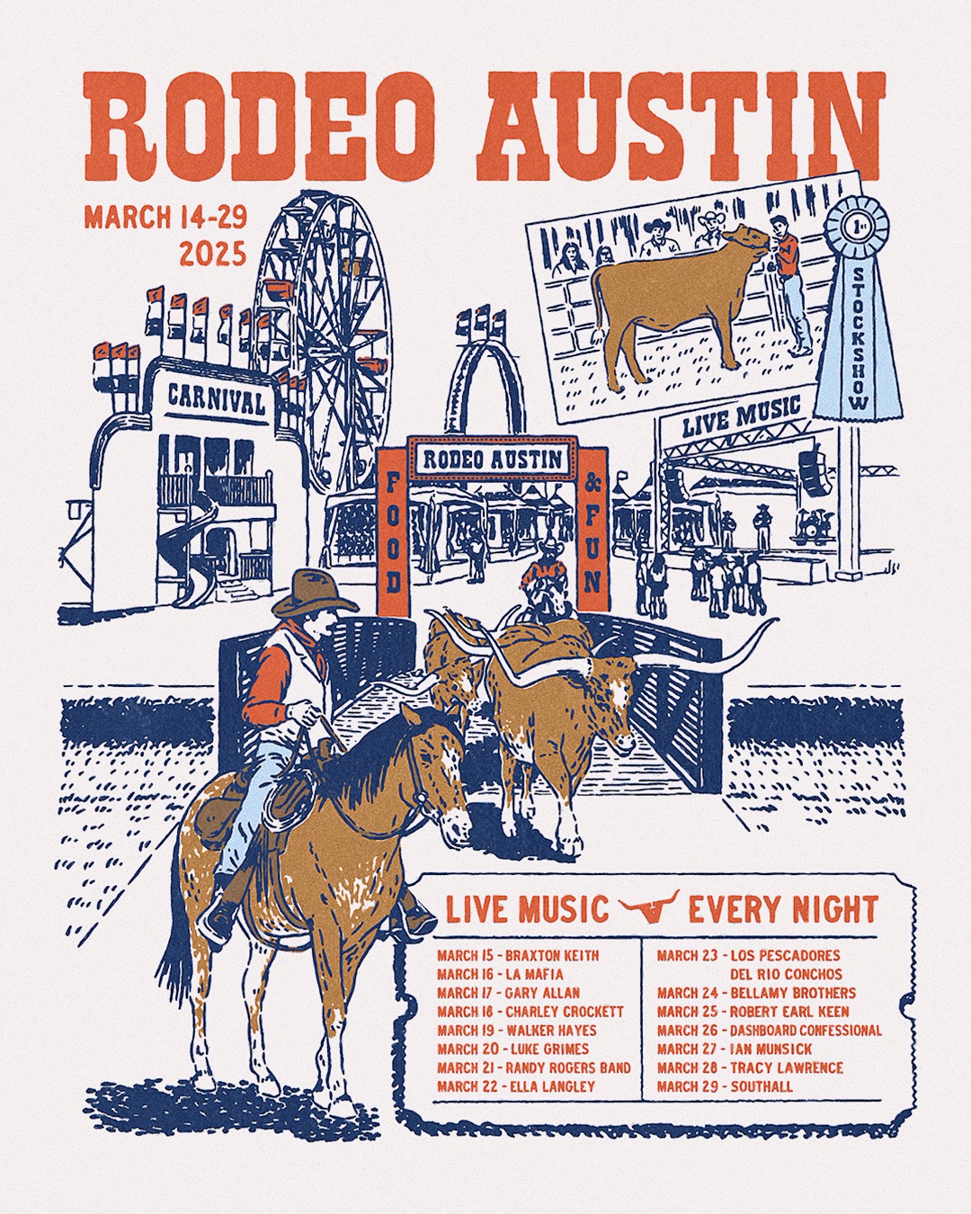 Awesome poster from Rodeo Austin by... - Midnight River Choir | Facebook