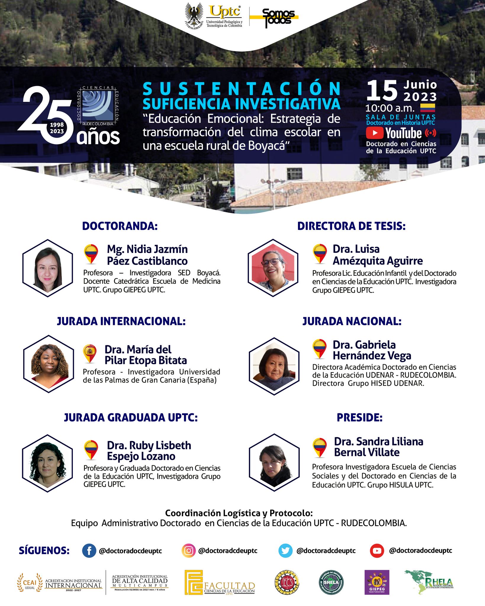 #eventosacadém... - Doctorado en Ciencias de la Educación UPTC | Facebook
