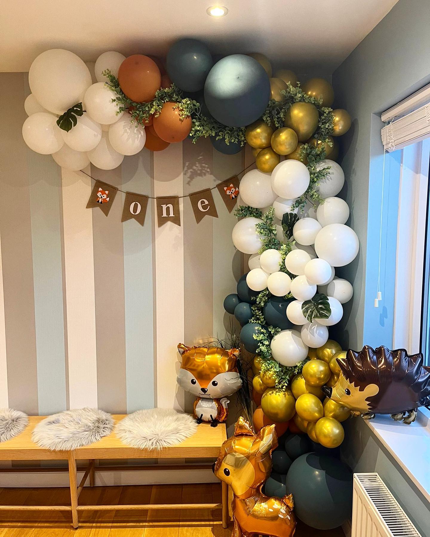 CED Events - Woodland theme balloon arch 🪵🦔🦡 We got asked... | Facebook