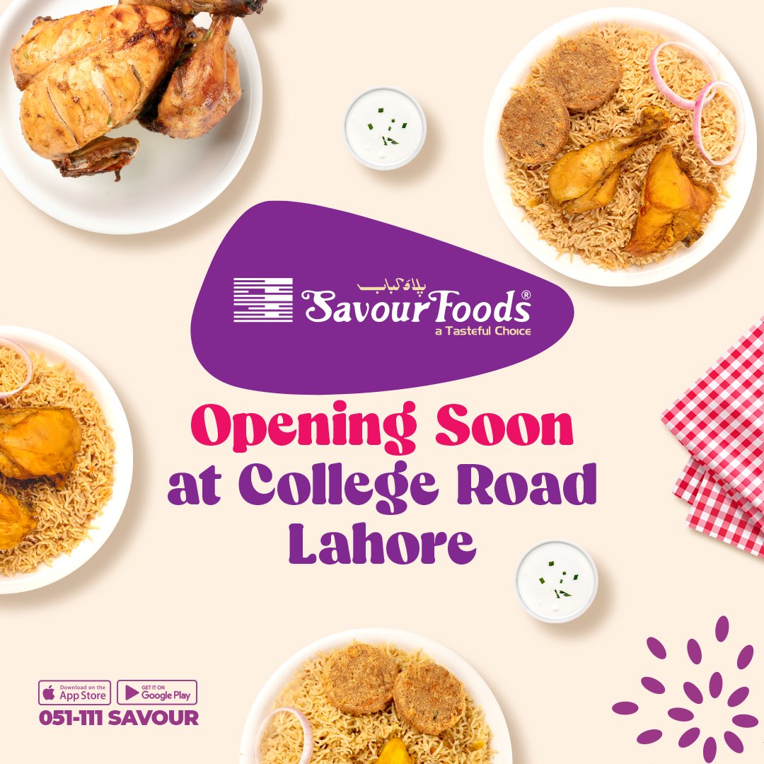 Savour Foods - Get ready, Lahore! Savour is bringing its...