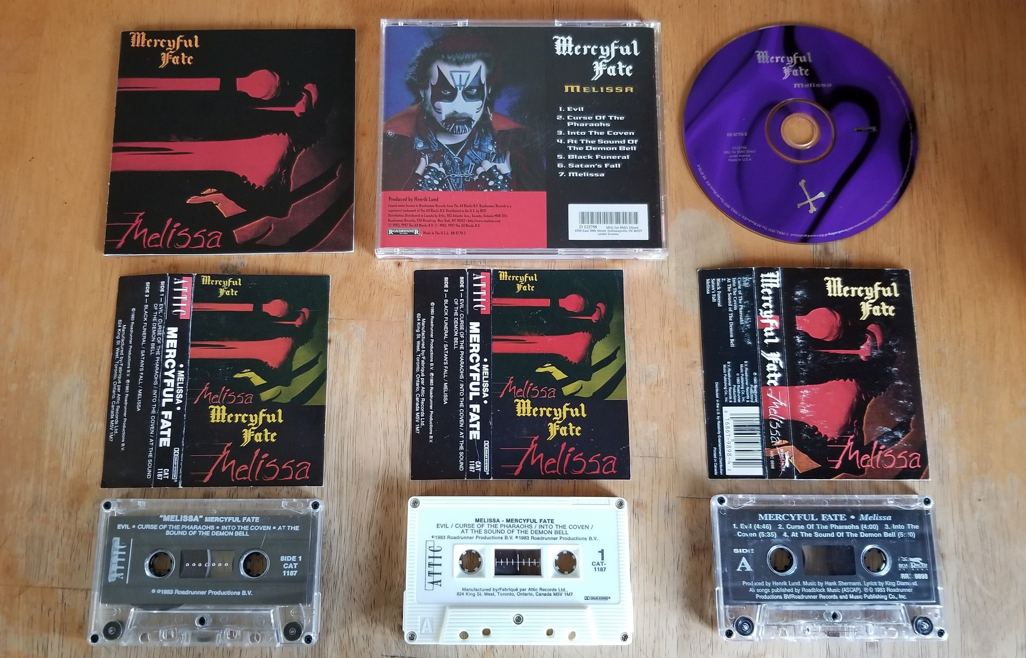 Mercyful Fate cassette collection family photo and group shots