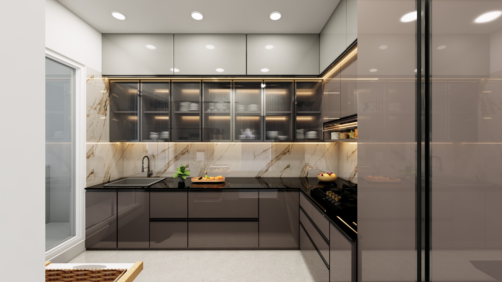 Home - Elegant & Functional Modular Kitchen Design! This luxury modular ...
