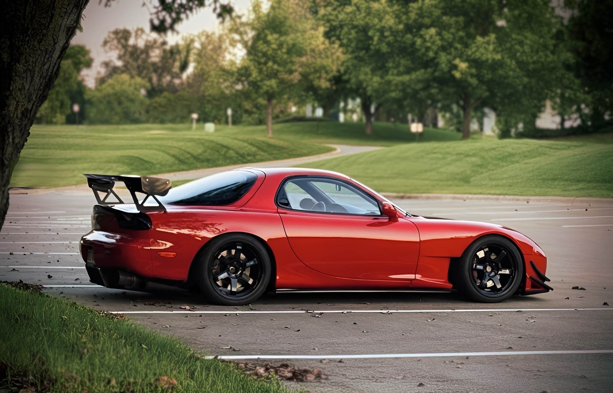 I just love a clean FD RX-7 in red. | Facebook